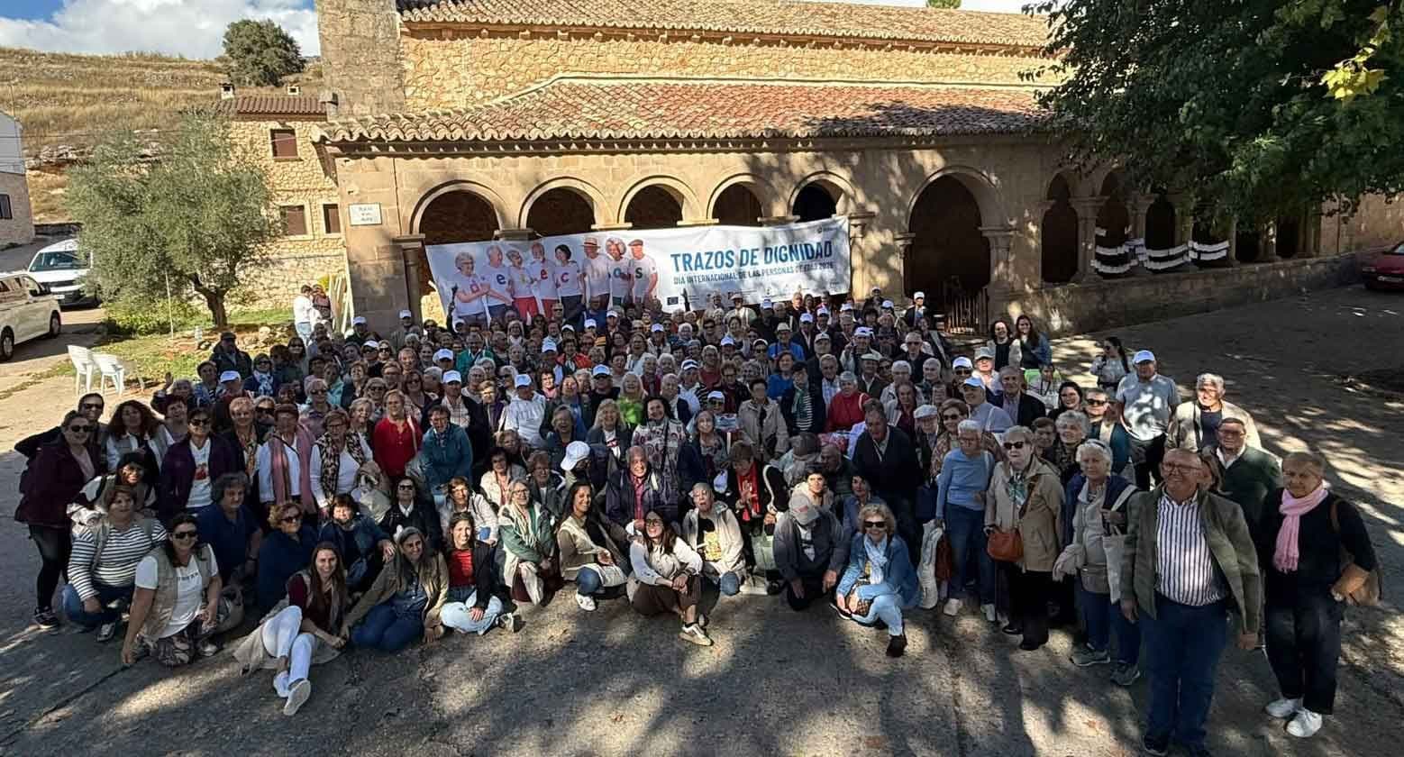 El encuentro "Trazos de dignidad" reunió en Yela (Guadalajara) a personas mayores del medio rural