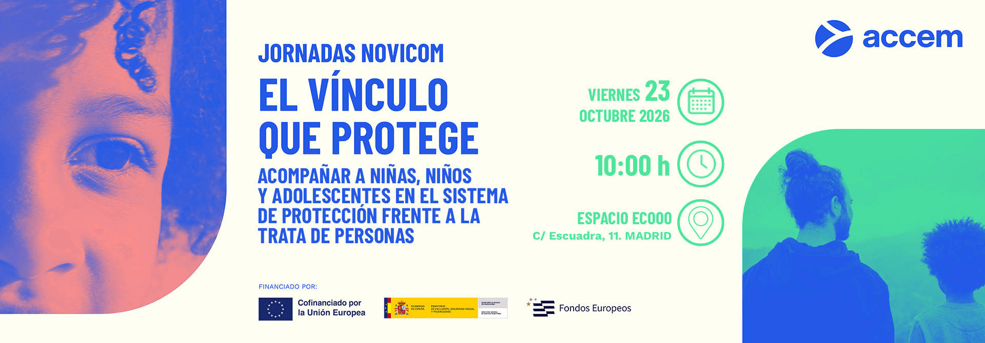Jornadas Novicom: El vínculo que protege. Acompañar a niñas, niños y adolescentes en el sistema de protección frente a la trata de personas