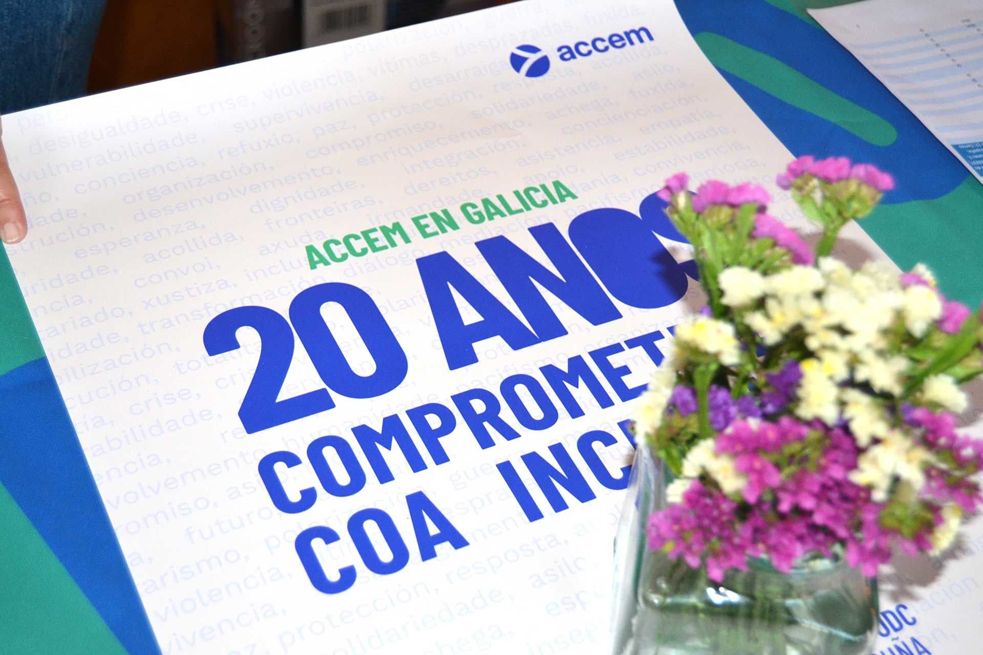 Accem celebra 20 años de compromiso con la inclusión en Galicia